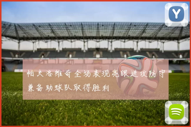 帕夫洛维奇全场表现亮眼进攻防守兼备助球队取得胜利
